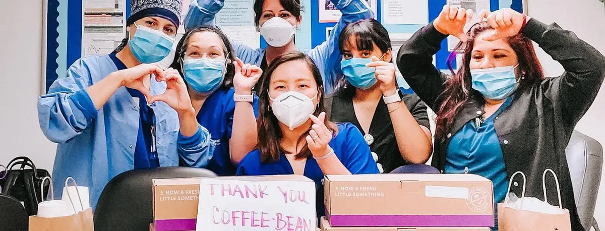 Healthcare Workers and Coffee Bean