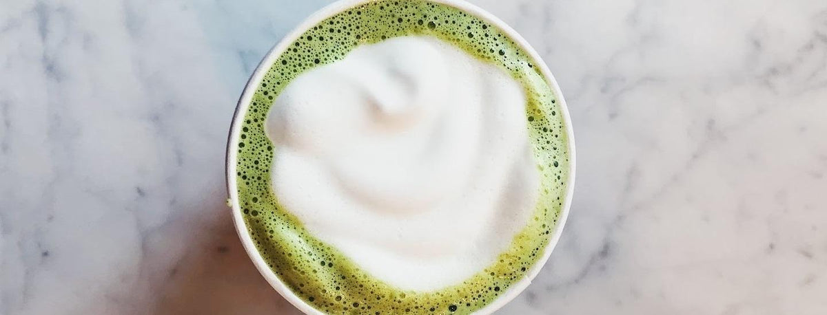 Matcha Drink with Foam