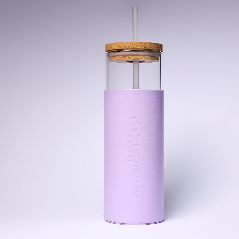 21oz Cup Wrap Leatherette Hibiscus