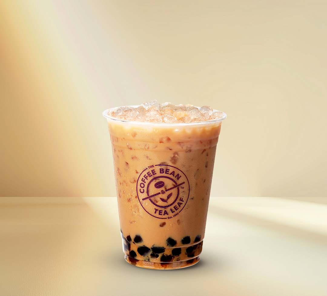 Iced Latte with Boba