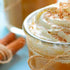 Latte with Cinnamon Sticks