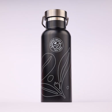 17oz Water Bottle Ring Handle Black