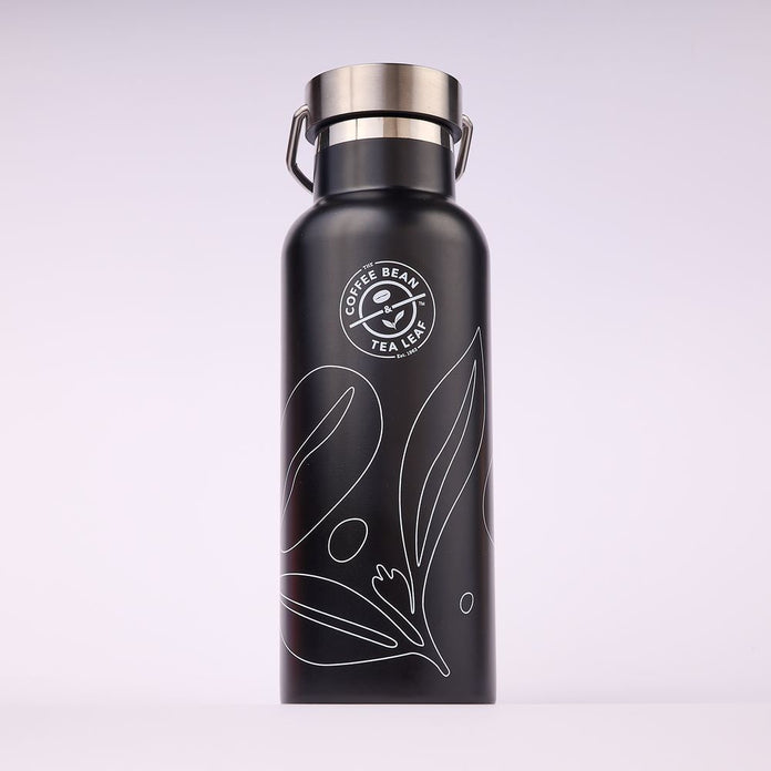 17oz Water Bottle Ring Handle Black
