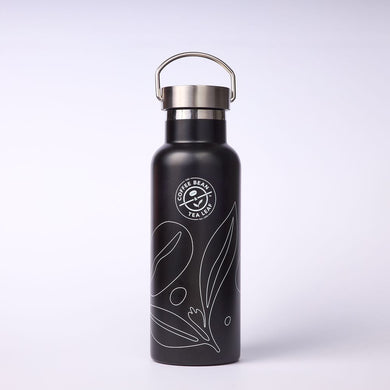 17oz Water Bottle Ring Handle Black