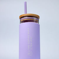 CBTL Glass Tumbler Purple