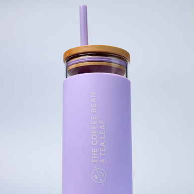 CBTL Glass Tumbler Purple
