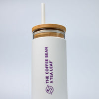 CBTL Glass Tumbler White