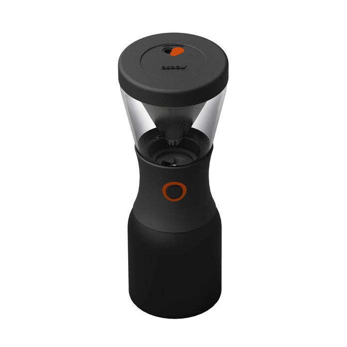 portable cold brew coffee maker asobu black top