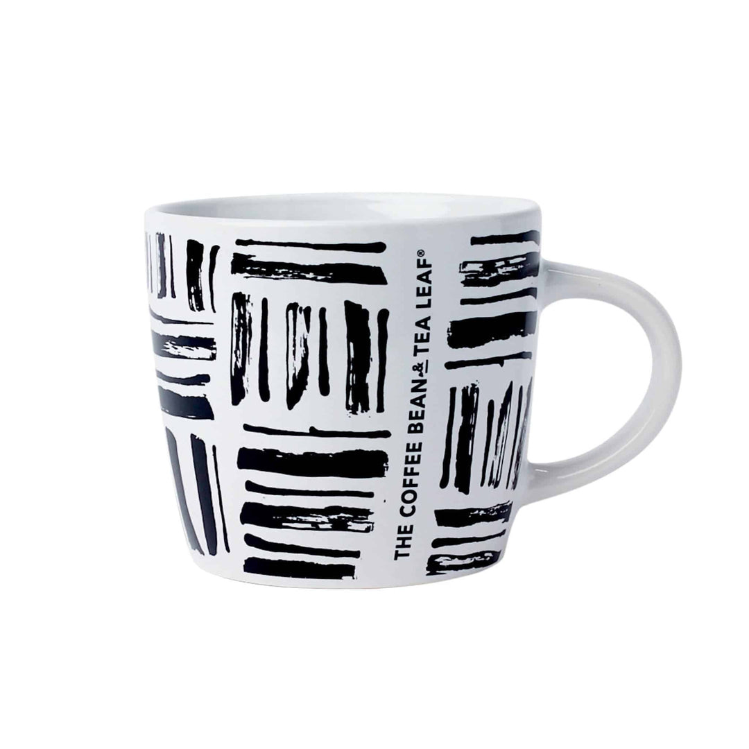 Burrard Black and White Ceramic Mug 14oz from The Coffee Bean & Tea Leaf