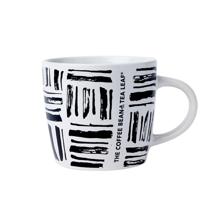 Burrard Black and White Ceramic Mug 14oz from The Coffee Bean & Tea Leaf