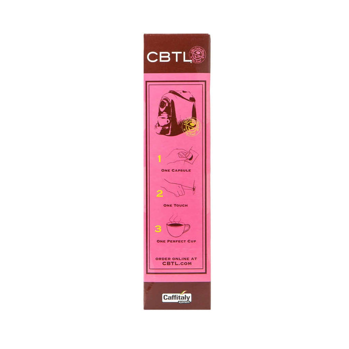 CBTL French Coffee Capsules Single Serve Pods from The Coffee Bean & Tea Leaf 10ct Box - Side 2