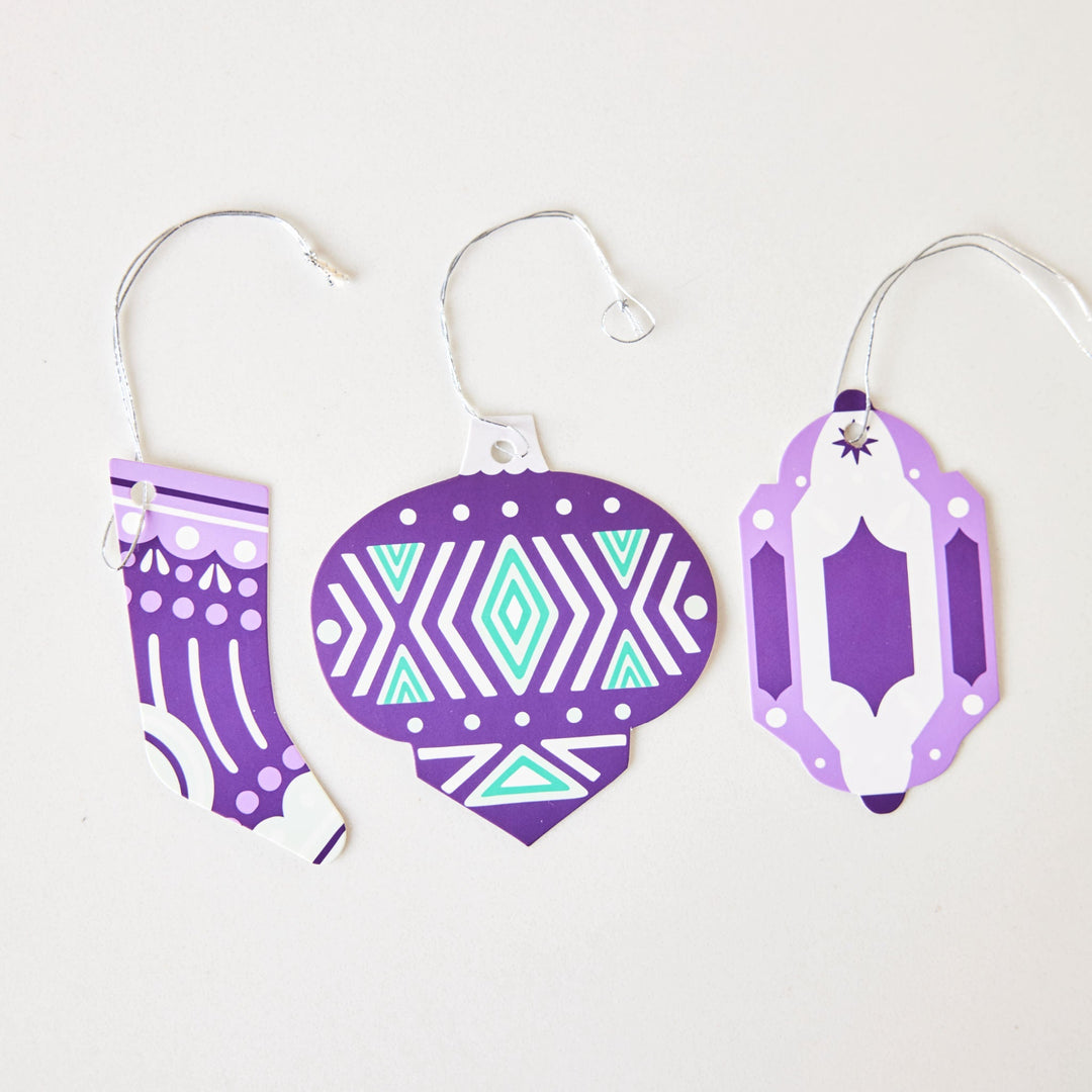 CBTL Purple Gift Tags Front