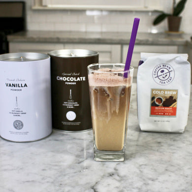 Vanilla Cold Brew with Chocolate Foam