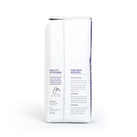 Decaf French Roast Whole Bean Coffee from The Coffee Bean & Tea Leaf 1lb white bag back