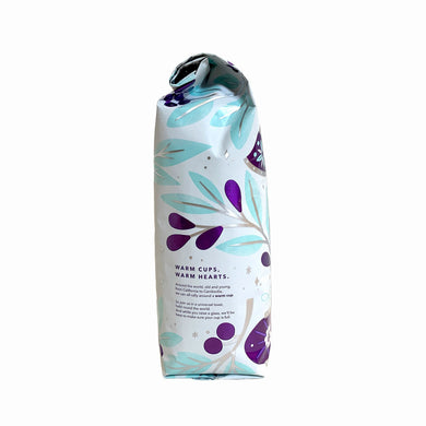 Holiday Blend Coffee Side of Package