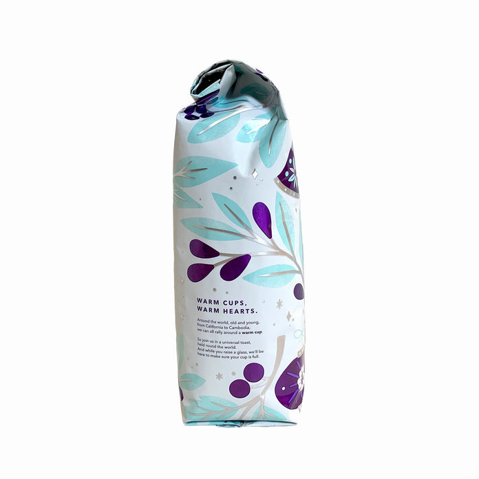 Holiday Blend Coffee Side of Package