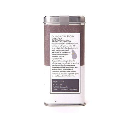 Vanilla Ceylon Black Tea Bags from The Coffee Bean & Tea Leaf 20ct - Side 1